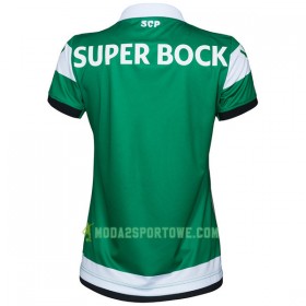 Koszulka Sporting CP Damska Domowe Stroje Piłkarskie 2018/19 Krótki Rękaw